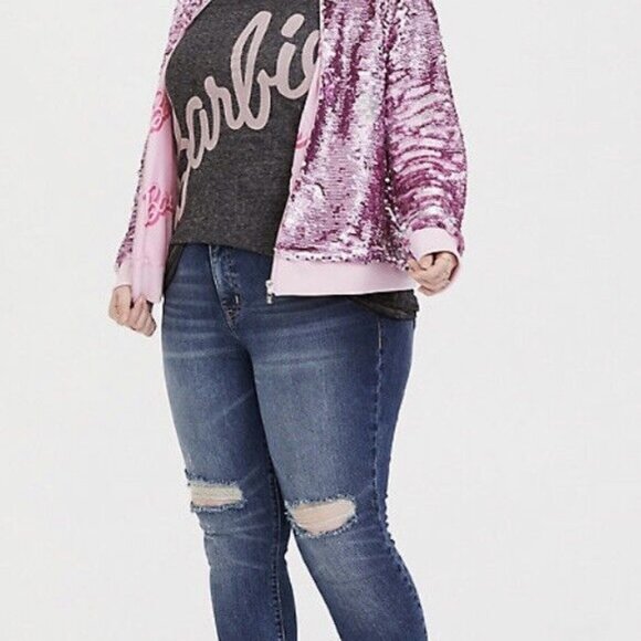 NWT Torrid Barbie Classic Fit Cotton Crew Tee - Picture 5 of 5